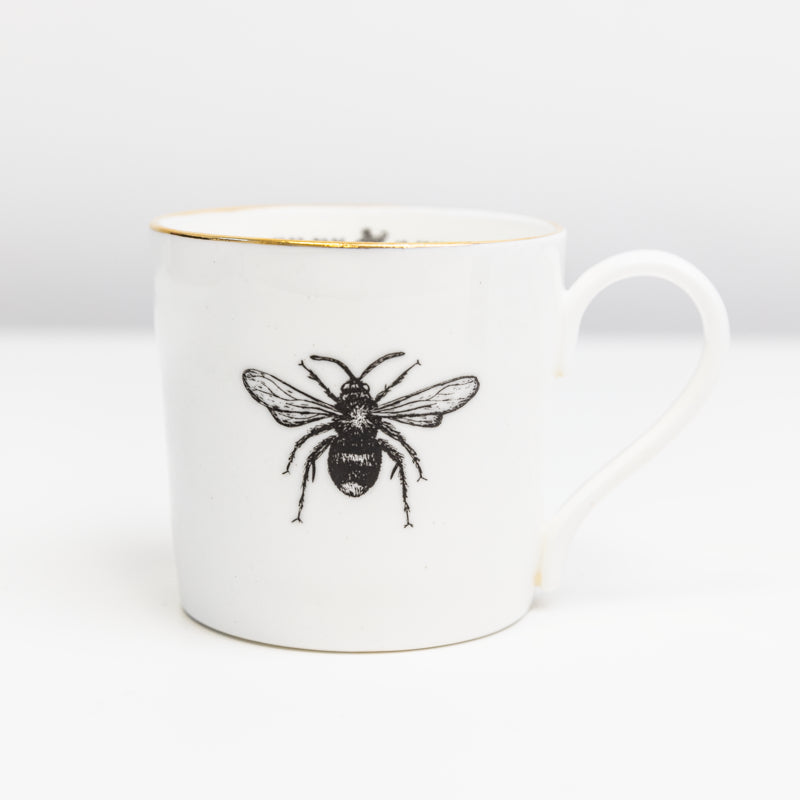 Gilded Bee Mug