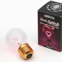 Cordless Heart Table Lamp