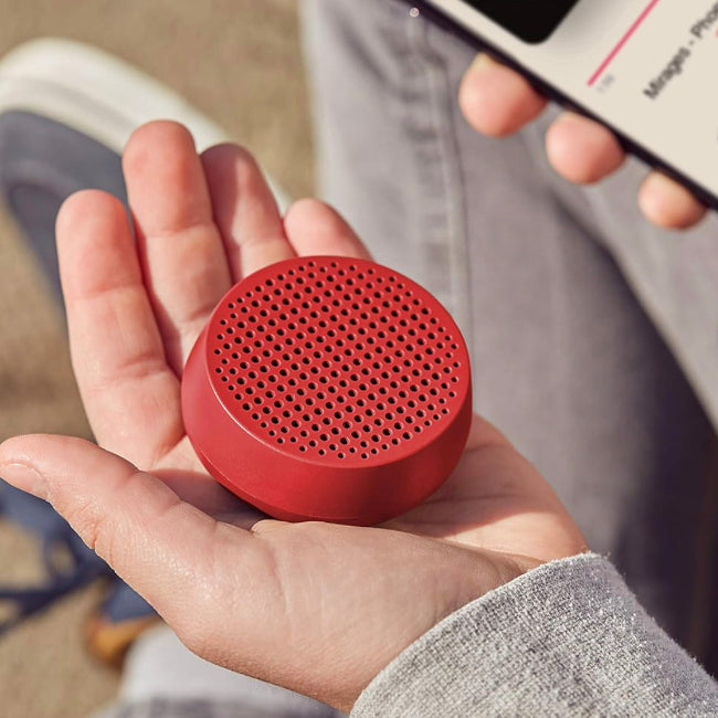 Mino S Portable Bluetooth Speaker by Lexon – Sleek design, exceptional sound, and USB-C charging. Perfect for home or on-the-go listening.