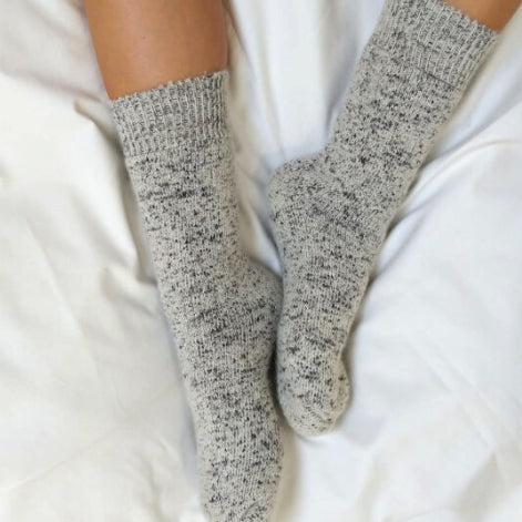 Alpaca Walking Fleck Socks