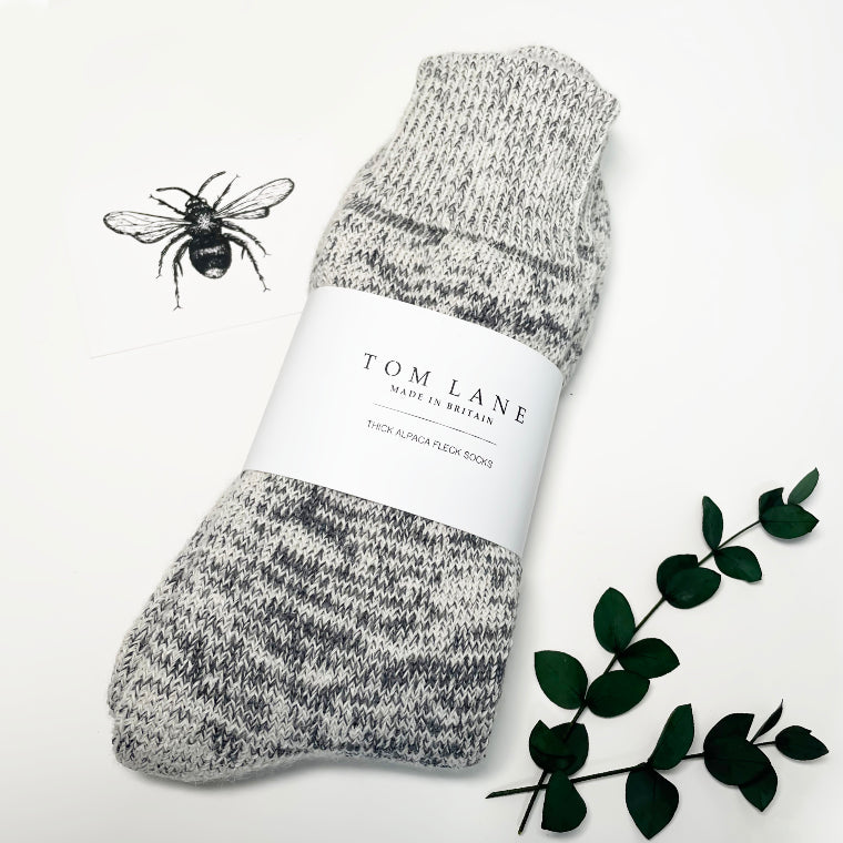 Alpaca Walking Fleck Socks