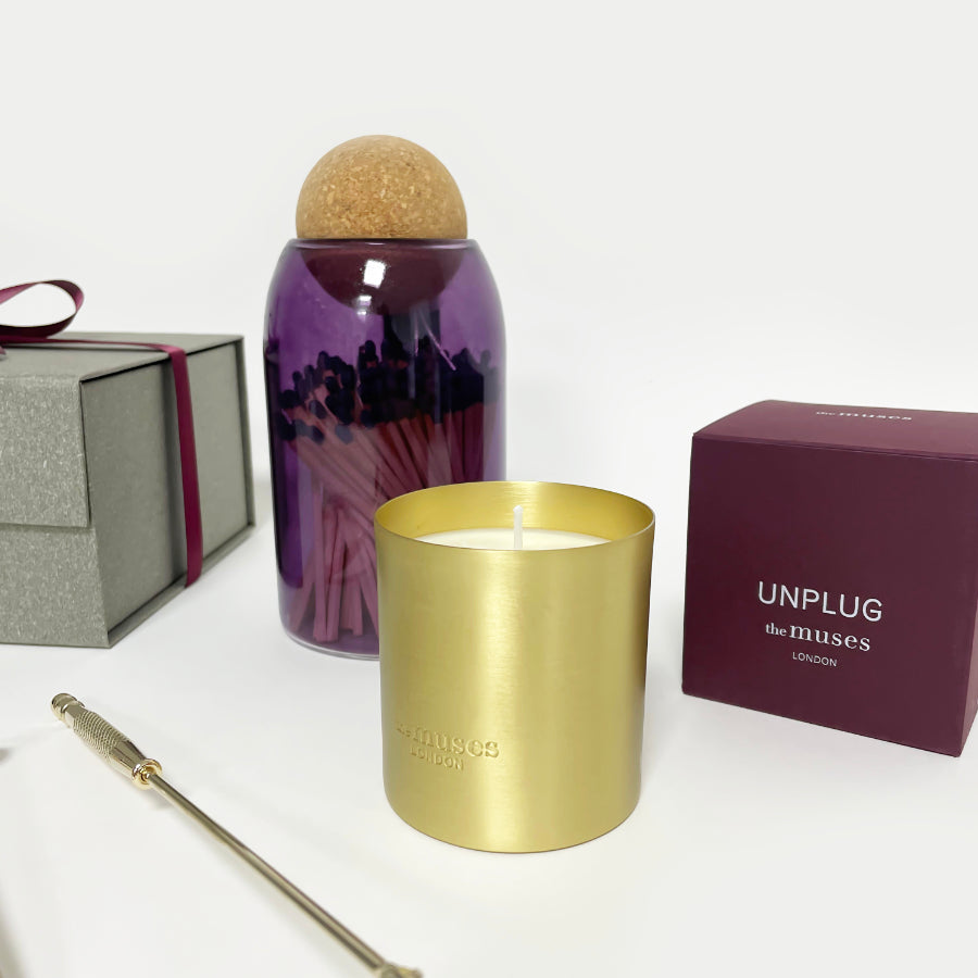 Unplug Luxury Candle Gift Set