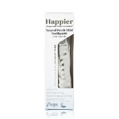 Happier Beauty Natural Fresh Mint Toothpaste