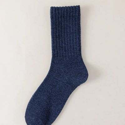 Happy Knits Men's wool sock in blue