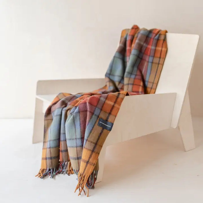 TBCo Recycled Wool Knee Blanket in Buchanan Antique Tartan