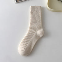 Happy Knits Women's Cashmere blend socks - in cream